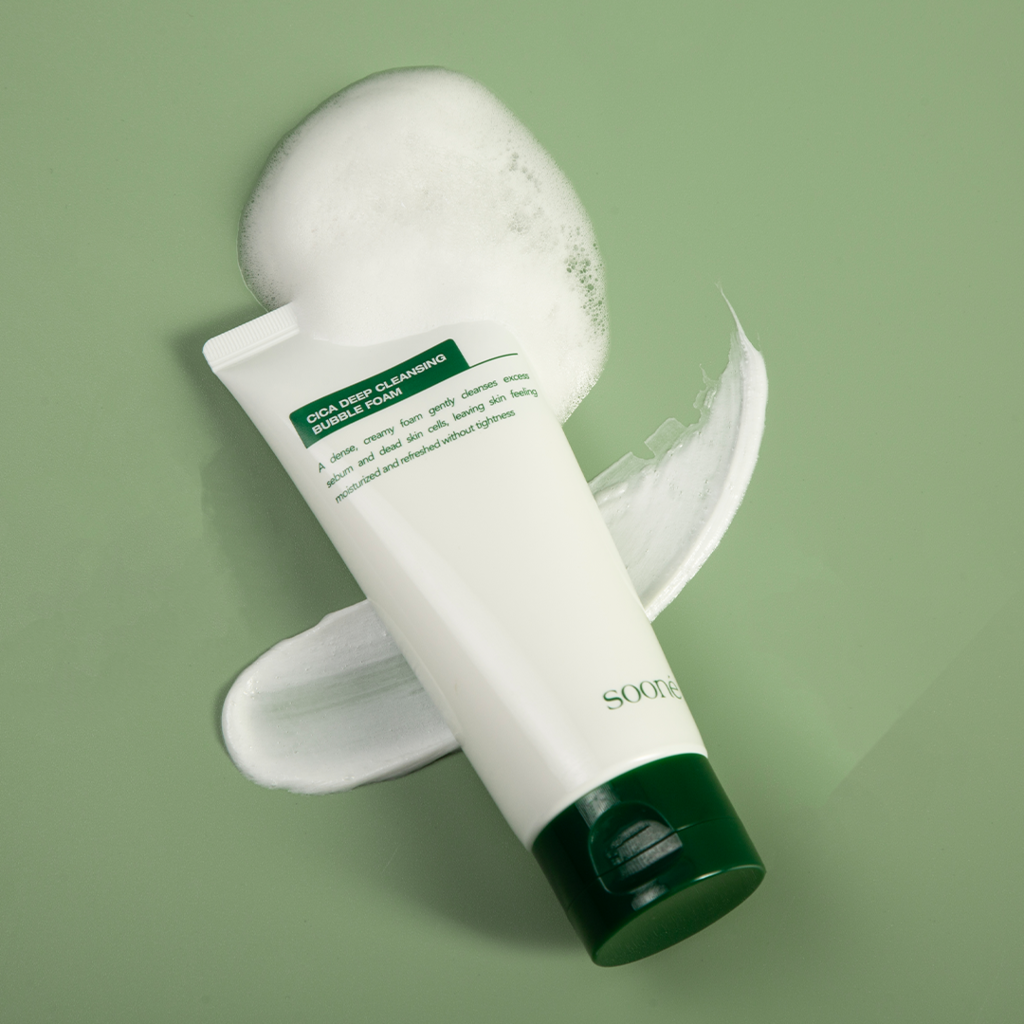 SOONE Cica Deep Cleansing Bubble Foam